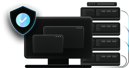 Secure infrastructure dashboard and servers